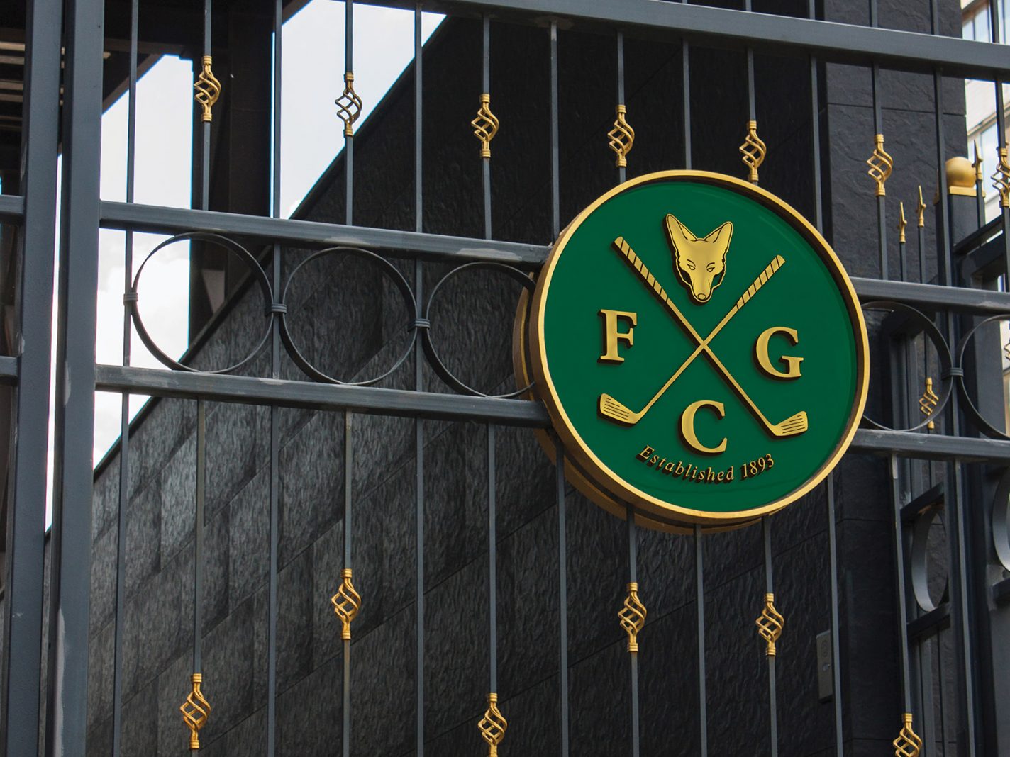 Foxrock Golf Club Gate Signage